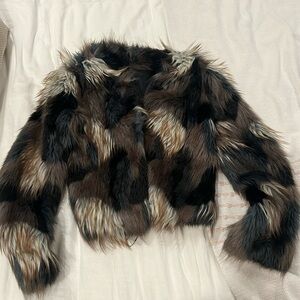 Faux fur coat “Mob Wives” style